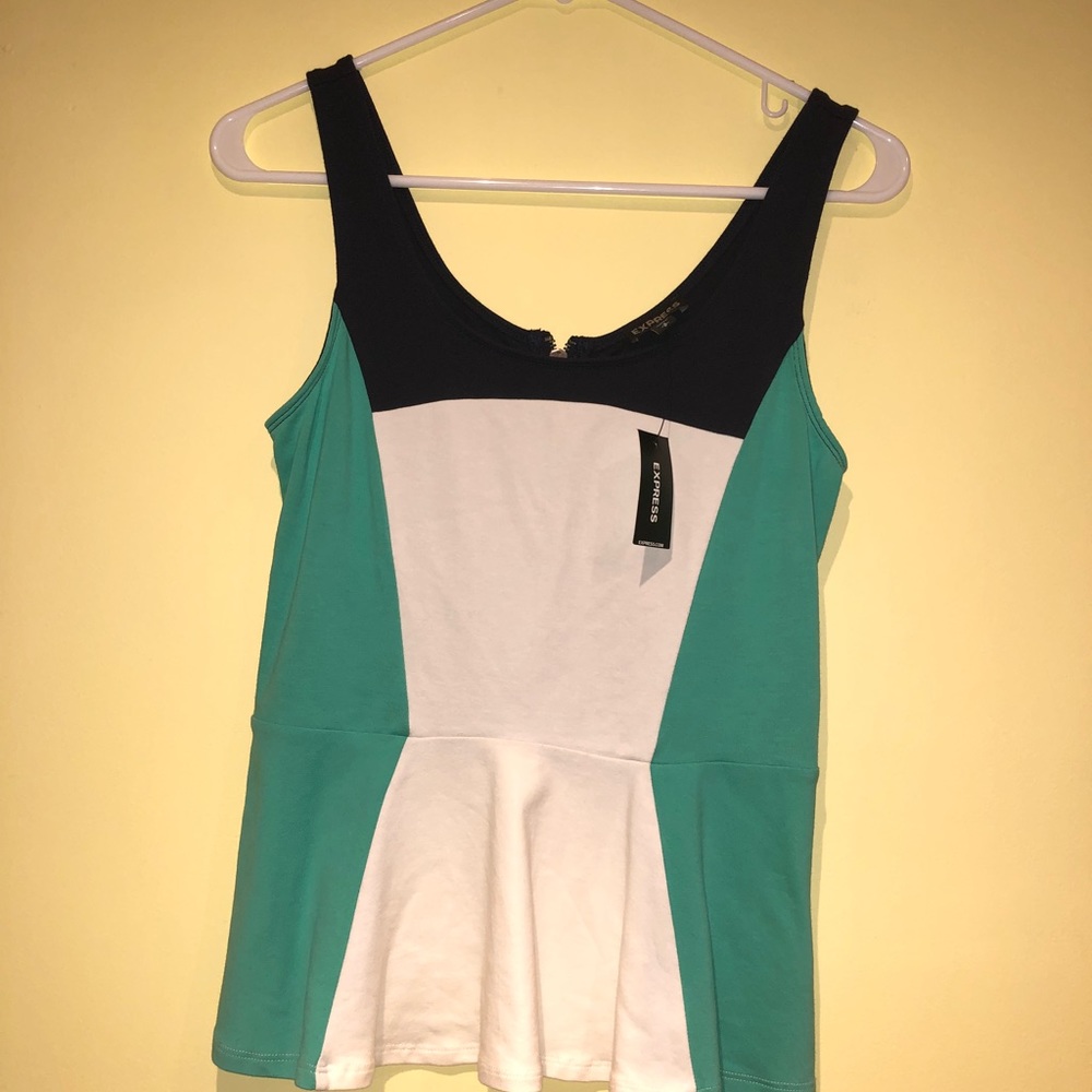 Cute peplum top from express